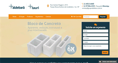Desktop Screenshot of aldebaraceramica.com.br